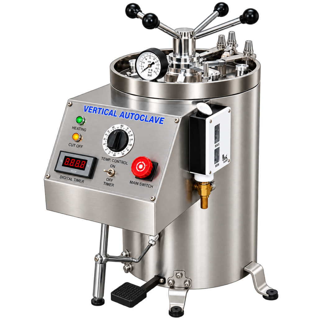 Stainless Steel Vertical Autoclave Sterilizer